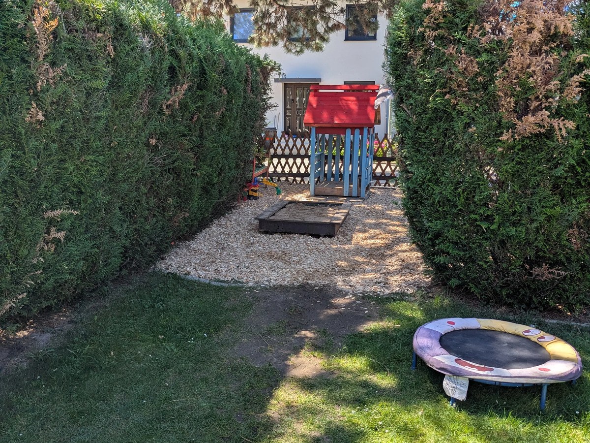 Spiele Bereich im Garten