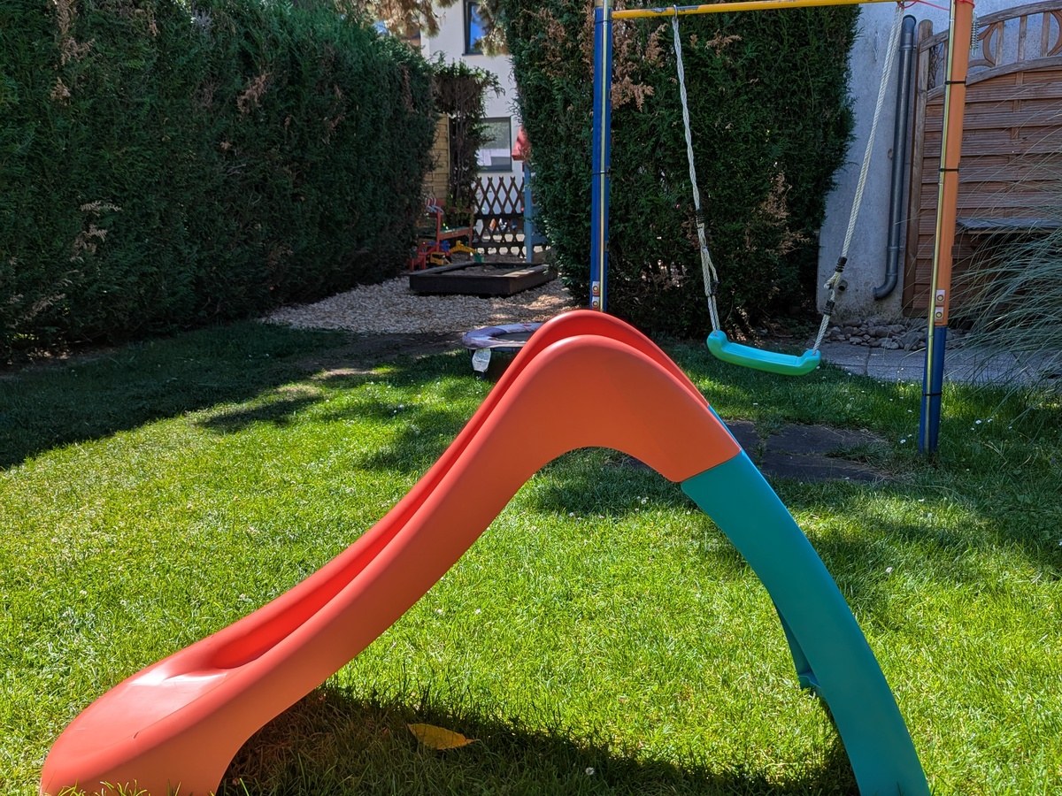 Spiele Bereich im Garten